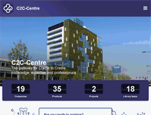 Tablet Screenshot of c2c-centre.com